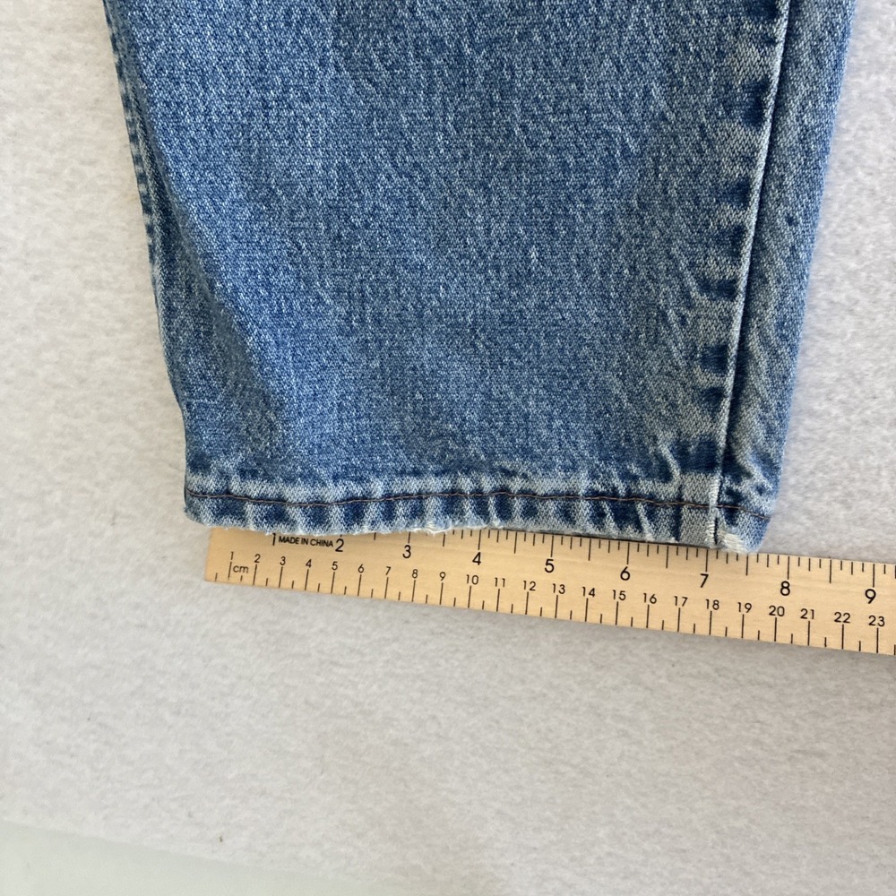 Wrangler Men's Cowboy Cut Blue Jeans Size 33x32 13MWZ Light Wash Western Rodeo - Picture 8 of 14